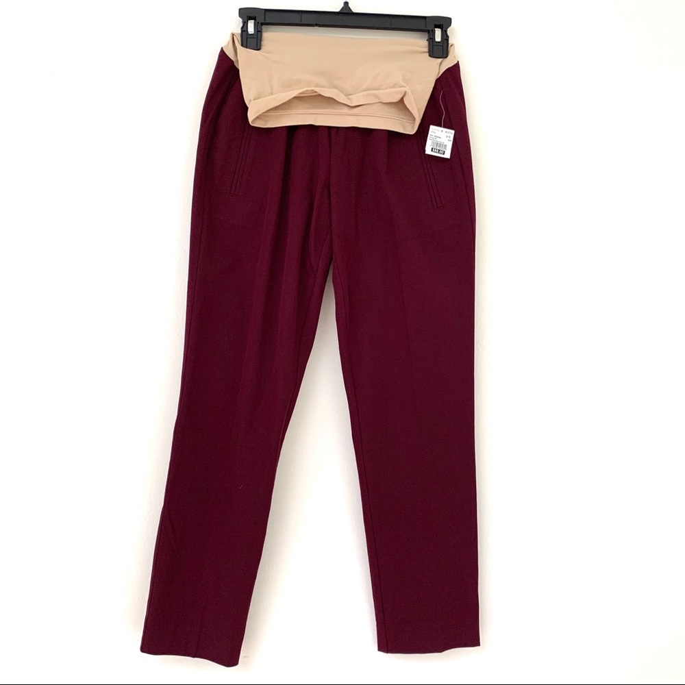 A Pea in the Pod | Red Maternity Pants